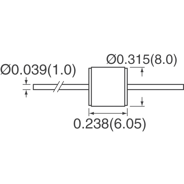 B88069X2380S102 EPCOS - TDK Electronics Supresores de tubo de descarga de gas (GDT)